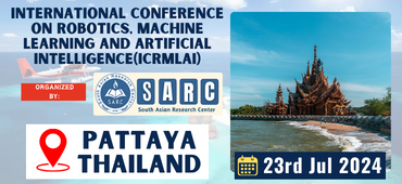 Robotics, Machine Learning and Artificial Intelligence Conference in Thailand